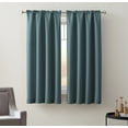 thumbnail image 3 of Mainstays Bennett Textured Curtain, Heritage Blue 54 inch, Set of (2), 3 of 4