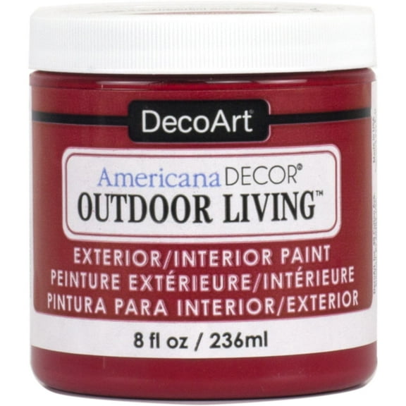 DecoArt a Decor Outdoor Living Paint, 8oz., Ladybug