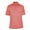 Coral Orange, variant on Monterey Club Men's Vanish Emboss Texture Golf Polo Shirt #1279
