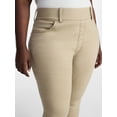 thumbnail image 4 of Terra & Sky Women's Plus Size Pull On High Rise Skinny Jeggings, 28" Inseam, Sizes 0X-4X, 4 of 5