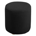 thumbnail image 2 of Ottoman Slipcover with Elastic Bottom Machine Washable for Black, 2 of 7