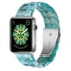 thumbnail image 1 of Adecuado para Apple iWatch 7 correa de resina de cinco cuentas Apple Watch 654321SE pulsera floral glaciar, 1 of 5