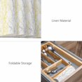 thumbnail image 6 of Yellow Gray Placemats for Dinning Table Set of 4, Pastoral Botanical Branch Aesthetics Burlap Kitchen Place Mats Waterproof Cloth Table Mats, Indoor Outdoor Placemats Easy Clean Dinner Decor, 6 of 8