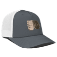 thumbnail image 2 of Men's Levelwear Charcoal/White Philadelphia Flyers Signal Copper Insignia Trucker Adjustable Hat, 2 of 3