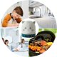 thumbnail image 5 of Temporizador de cocina de 60 minutos Rotación de 360 ​​grados en forma de gato Temporizador mecánico en forma de gato para cocinar y hervir - Gato, 5 of 5