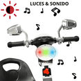 thumbnail image 2 of Triciclo para Niños Faro con Luz y Sonido Espejos Ruedas de Eva Apto a partir de 2 Años - Gris, 2 of 6