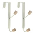 thumbnail image 3 of LABSERRON 2Pcs Coat Hook 18.5x11.5x2.0in Simple Design for Door Back Storage Solution Household Users, 3 of 8