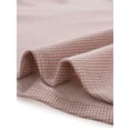 thumbnail image 6 of Agnes Orinda Women's Plus Size Valentines Day Long Sleeves Houndstooth Top Belted Tie Waist Tunic Blouse 2X Pink, 6 of 8
