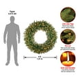 thumbnail image 3 of National Tree Company Couronne de Vacances Artificielle Pré-Éclairée de 48 Pouces, 3 of 5