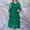 Green, variant on Gspmoly Women'S Casual Dresses, Ladies' Evening Dress Heavy Industry Lace Embroidered Sequin Pattern Dress Sleeve Round Neck Dress Wedding Dresses for Women Clearance Items