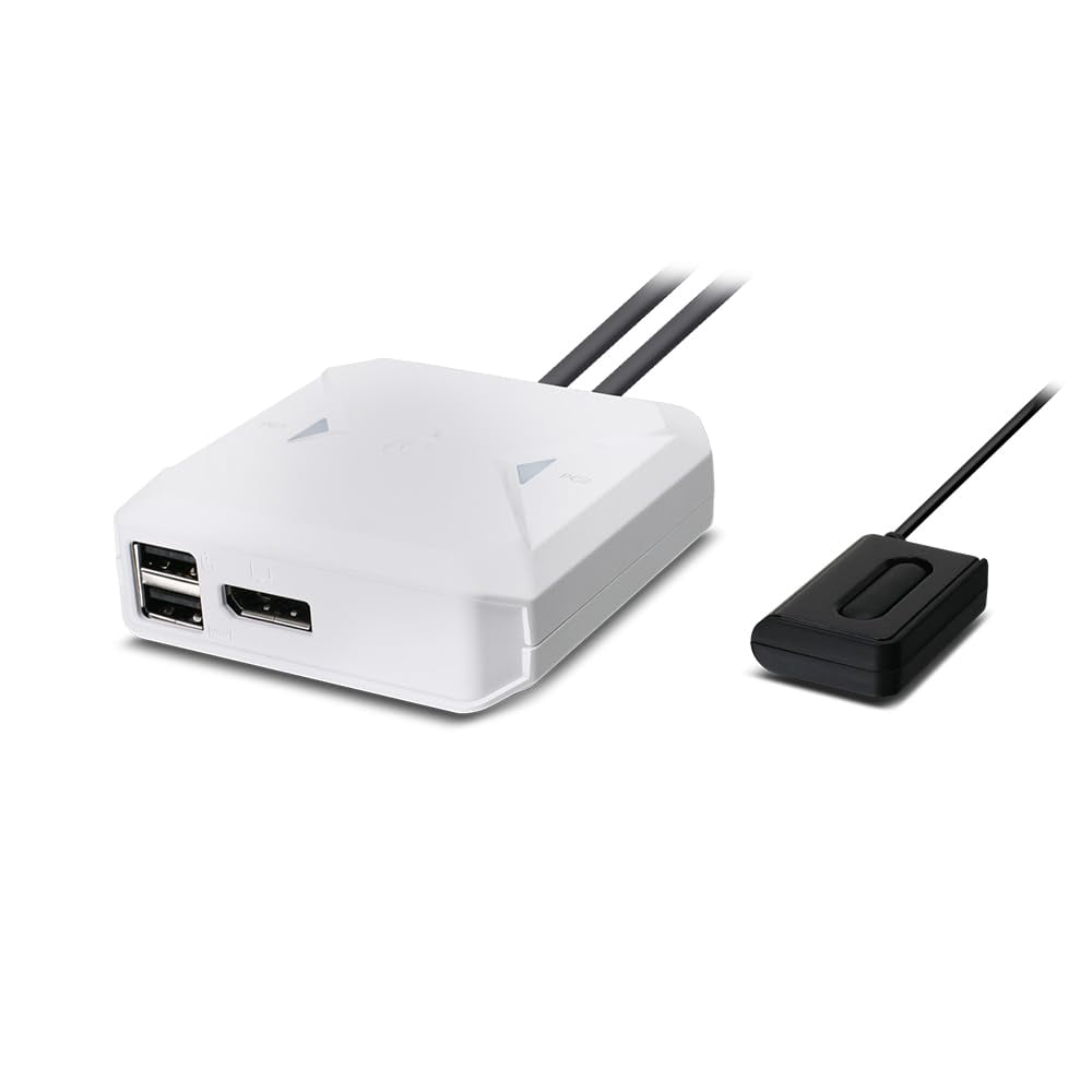 IOGEAR 2-Port 4K USB-C KVM Switch with DisplayPort Output - GCS72CC