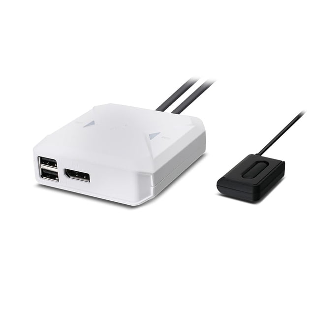 Conmutador KVM IOGEAR USB C 4K de 2 puertos con salida DisplayPort GCS72CC