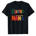 thumbnail image 1 of AALJY T-Shirt Rétro Mignon « Blessed to be called Nana » Cadeau pour Femmes et Filles, 1 of 1