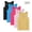 A72 Multicolor, variant on 5 Pack Girls Casual Summer Tank Tops Sleeveless Crew Neck Tee Loose Fit Lightweight Flowy Shell Top Simple Elegant Style Shirts Tops