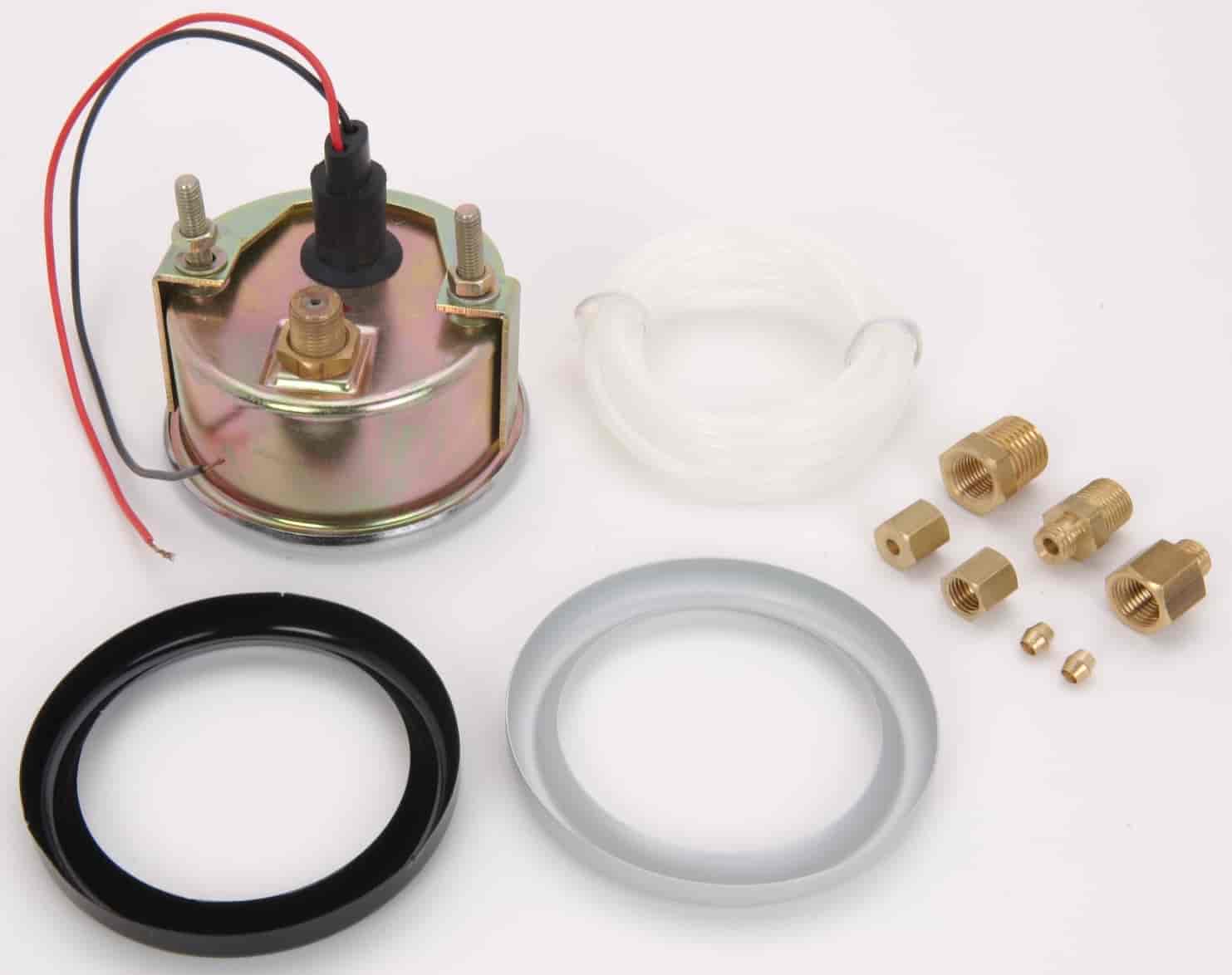 Engine Bay Gauge Auto Meter 5412 Mechanical Fuel Pressure Gauge - 2-5/8 ...