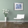 thumbnail image 3 of Trademark Fine Art "Manchester Street Map B&W" Canvas Art by Michael Tompsett, White Matte, Silver Frame, 3 of 4