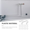 thumbnail image 3 of 60pcs Pipe Clamp 20mm Pipe Support Bracket Tube Clamp Mounting Bracket Holder, 3 of 8