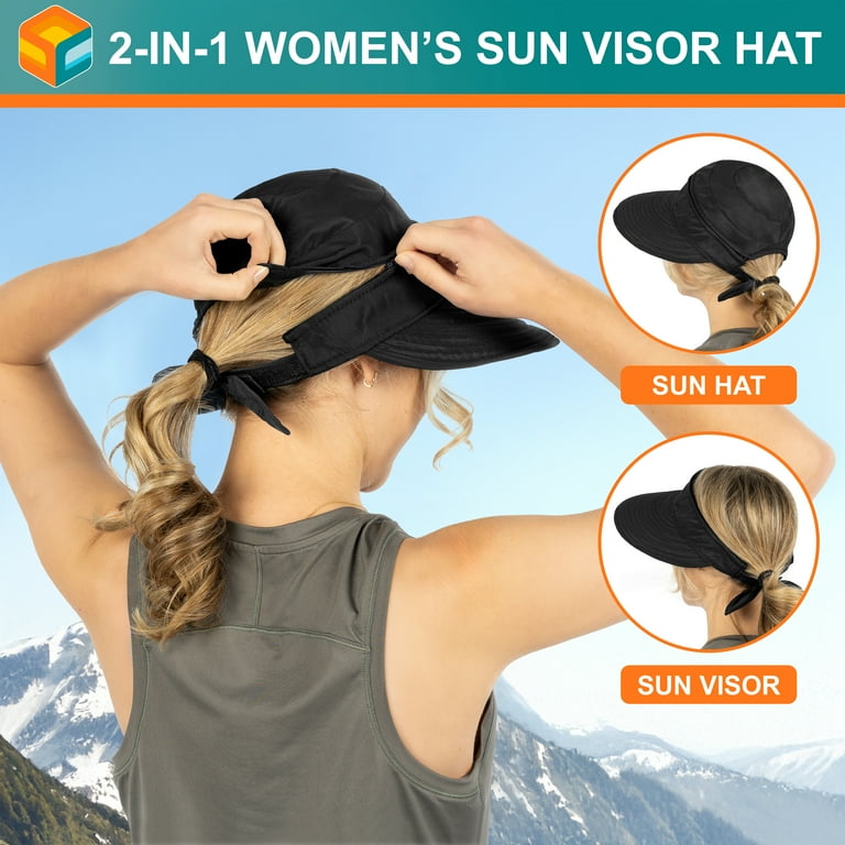 Sun Cube Women Sun Hat, Wide Brim UPF50+ UV Protection  display picture 1