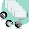 thumbnail image 3 of PU Leather Notebook Binder Budget Planner Organizer 6 Ring Binder Cover, 8 Pieces Binder Pockets, 12 Pieces Expense Budget Sheets and 26 Categories Letter Sticker Label (Green,Small,Cursive), 3 of 7