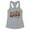 Heather Grey, variant on Mama Spice Tank Top Fitted Racerback Women's Large White