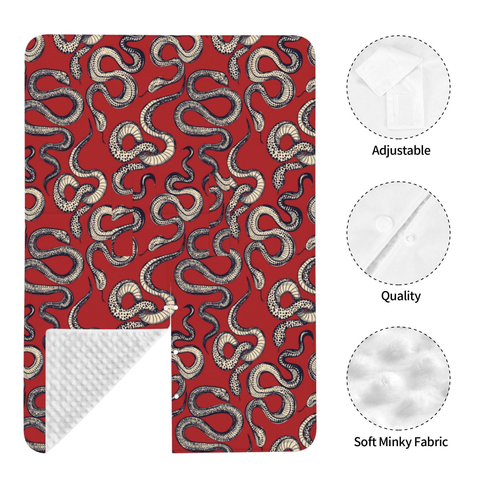 Naloa Snake Baby Car Seat Cover, Breathable Baby Carrier Cover, Multiuse Baby Carrier Cover & Nursing Breastfeeding Cover
