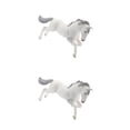thumbnail image 4 of Vogacara de acción de modelo de Animal estático juguete para niños y adultos corriendo caballo 2piezas caballo corriendo, 4 of 6