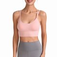thumbnail image 1 of Sujetador deportivo para mujer, sujetador deportivo para yoga, running, sujetador deportivo a prueba de golpes, tops para mujer, aspecto llamativo, 1 of 6