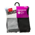 thumbnail image 2 of Hanes Women's Cushioned Crew Socks, Moves, 10-Pack, Size 8-12, 2 of 5
