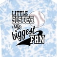 thumbnail image 4 of Inktastic Little Sister and Biggest Baseball Fan Girls Toddler T-Shirt, 4 of 5