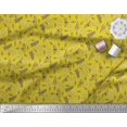 thumbnail image 2 of Soimoi Georgette Viscose Fabric Notes,Piano & Guitar Musical Instrument Decor Fabric Printed Yard 42 Inch Wide, 2 of 3