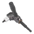 thumbnail image 2 of Adaptador de destornillador de ángulo recto de aleación de aluminio de 90 grados con mango de ABS para taladros y herramientas eléctricas., 2 of 14