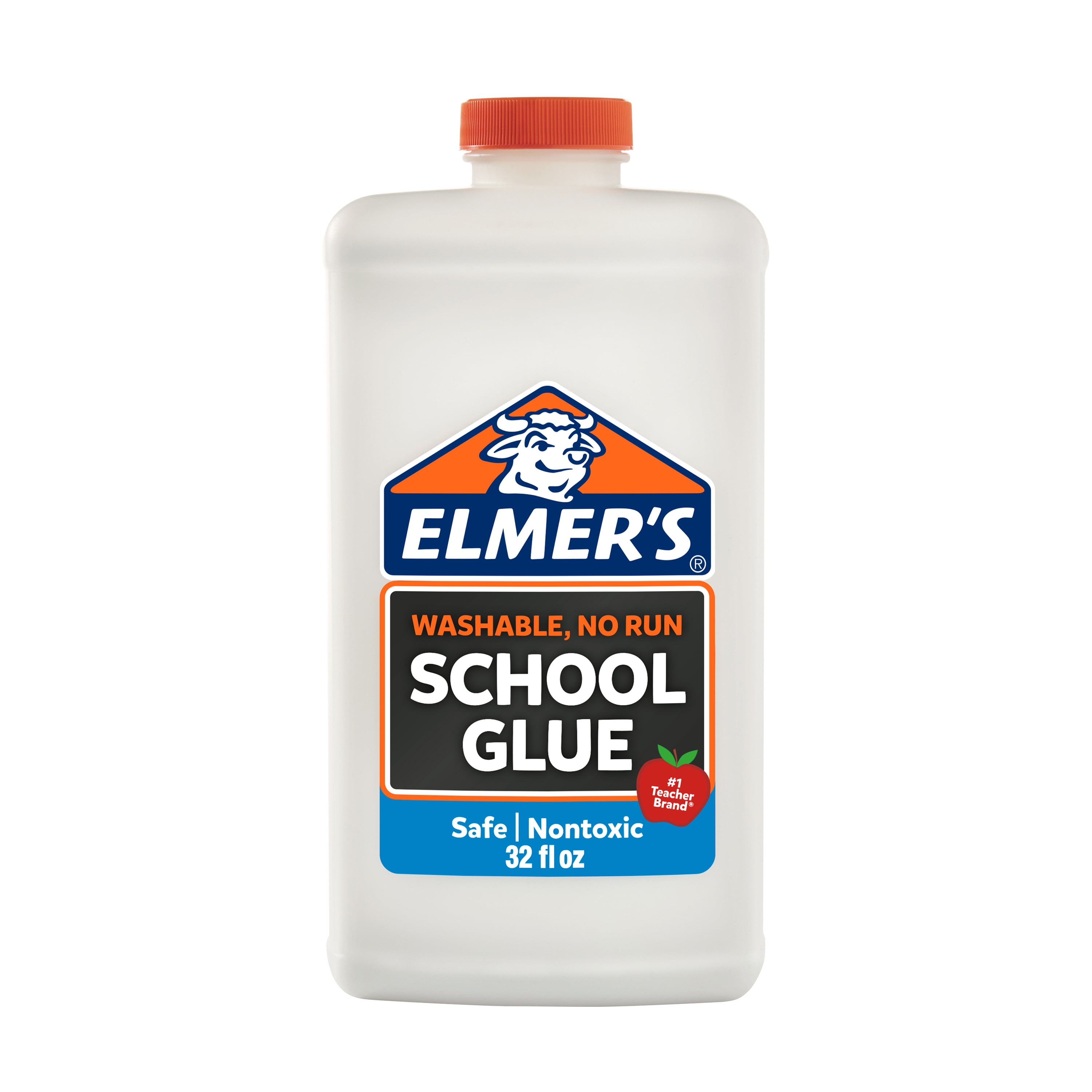 Elmer's Liquid School Glue, White, Washable, Great for Making Slime, 1-Quart (32 oz.)