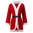 thumbnail image 6 of Christmas Women Performance Festive Santa Outfit with Intricate Detailing for Holiday Party Events and Themed Celebrations, 6 of 8
