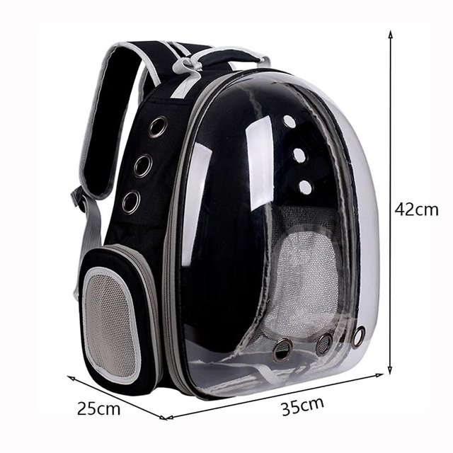 Bolsa de transporte PENGJJMXG mochila Space Pet transparente portátil
