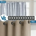 thumbnail image 4 of Wweixi 76x Durable Curtain Grommet With Easy Installation Stable Fixation And Smooth Line Bedroom PP Drapes Black, 4 of 6