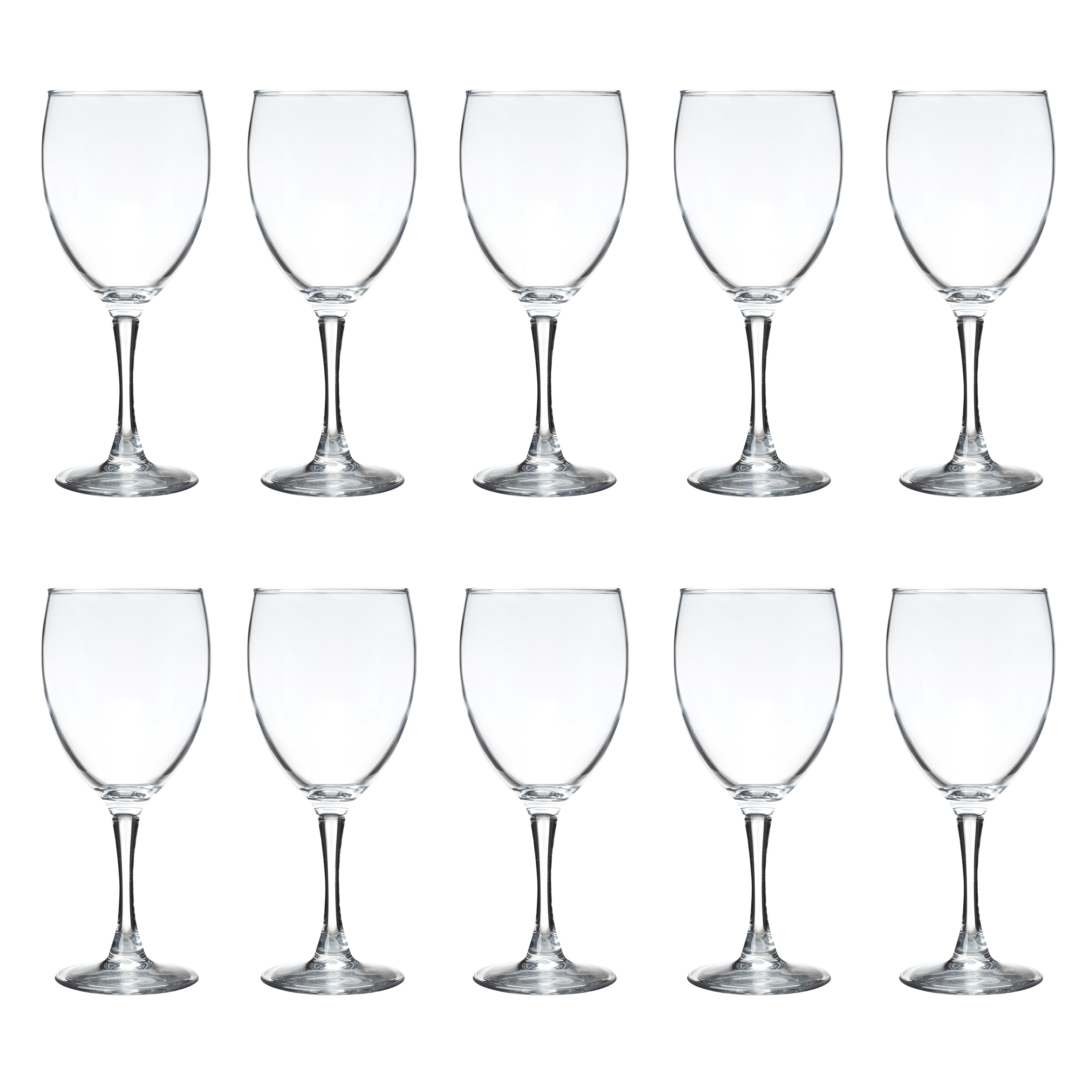 Nuance Wine Glasses by ARC 10.5 oz. Set of 10, Bulk Pack Restaurant