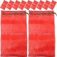 thumbnail image 1 of HLONK Small Onion Bags Mesh Onion Bags Red Polypropylene 25pcs, 1 of 8