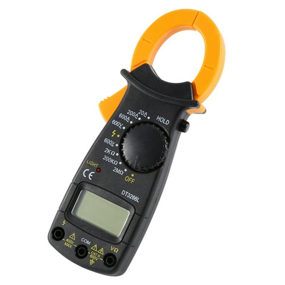 DT-3266L Digital Amper Clamp Meter Multimeter Current Clamp Pincers Voltmeter Ammeter 600A AC/D Bienvenido