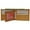 Tan, variant on Cowhide Leather Mens Wallet with Center Flap and ID Window 1152 CF