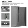 thumbnail image 6 of Fintie Case for Samsung Galaxy Tab S8/Tab S7 11 Inch (Model SM-X700/X706/T870/T875/T878) with Built-in S Pen Holder, Multiple Angle Portfolio Business Cover with Pocket Auto Sleep/Wake, Gray, 6 of 7