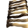 thumbnail image 5 of Straight Clip In Pu Hair Extensions Real Human Hair Brazilian Virgin Hairpiece 6pc/set Seamless Full 10-30" Natural Color, 5 of 5