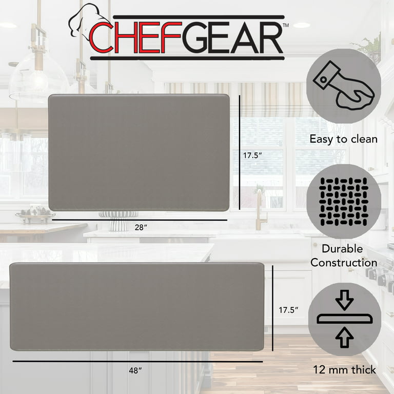  Chef Gear - Anti-Fatigue Kitchen Mat, Basketweave