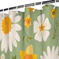 thumbnail image 4 of Ensemble de Rideau de Douche avec Doublure à Boutons-Pression, Tournesols Sauvages Rustiques Botaniques (1) Rideaux de Douche Doublure de Douche Imperméable, Rideaux de Salle de Bain Simples en Polyester, 72x72 Pouces, 4 of 4