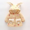 thumbnail image 2 of Vedolay Baby Girls Jacket Thick Winter Coat Outwear Clothes Beige,6, 2 of 4