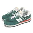thumbnail image 1 of New Balance 574 Green White Orange Men Unisex Lifestyle Casual Shoes U574VPG-D, 1 of 6