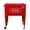 Red, variant on Leigh Country CP 98116 60 Qt. Coca-Cola Cream & Red Fishtail Logo Metal Patio Cooler