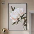 thumbnail image 3 of Whiteness Unveiled Canvas Print Floral Wall Decor by Art Remedy, Black Frame, 36 x 54, 3 of 7