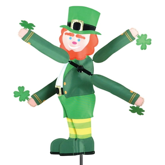 whirligig spinner - 18 in. leprechaun