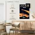 thumbnail image 5 of Elephant Stock Jupiter Expedition Wall Art - Vertical Canvas Wall Art - Living Room Wall Decor - Astronomy & Space Canvas - Beige And Black Decor - 26" x 39", 5 of 8