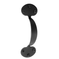 Acorn Rustic Traditional Door Pull Black 1 pk